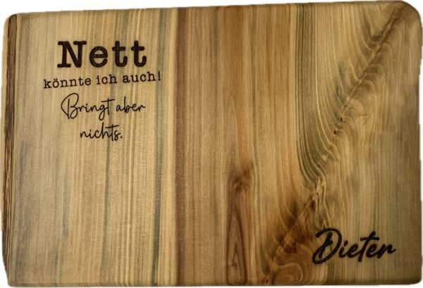 Brotzeitbrett Personalisierbar(Klein) – Bild 2