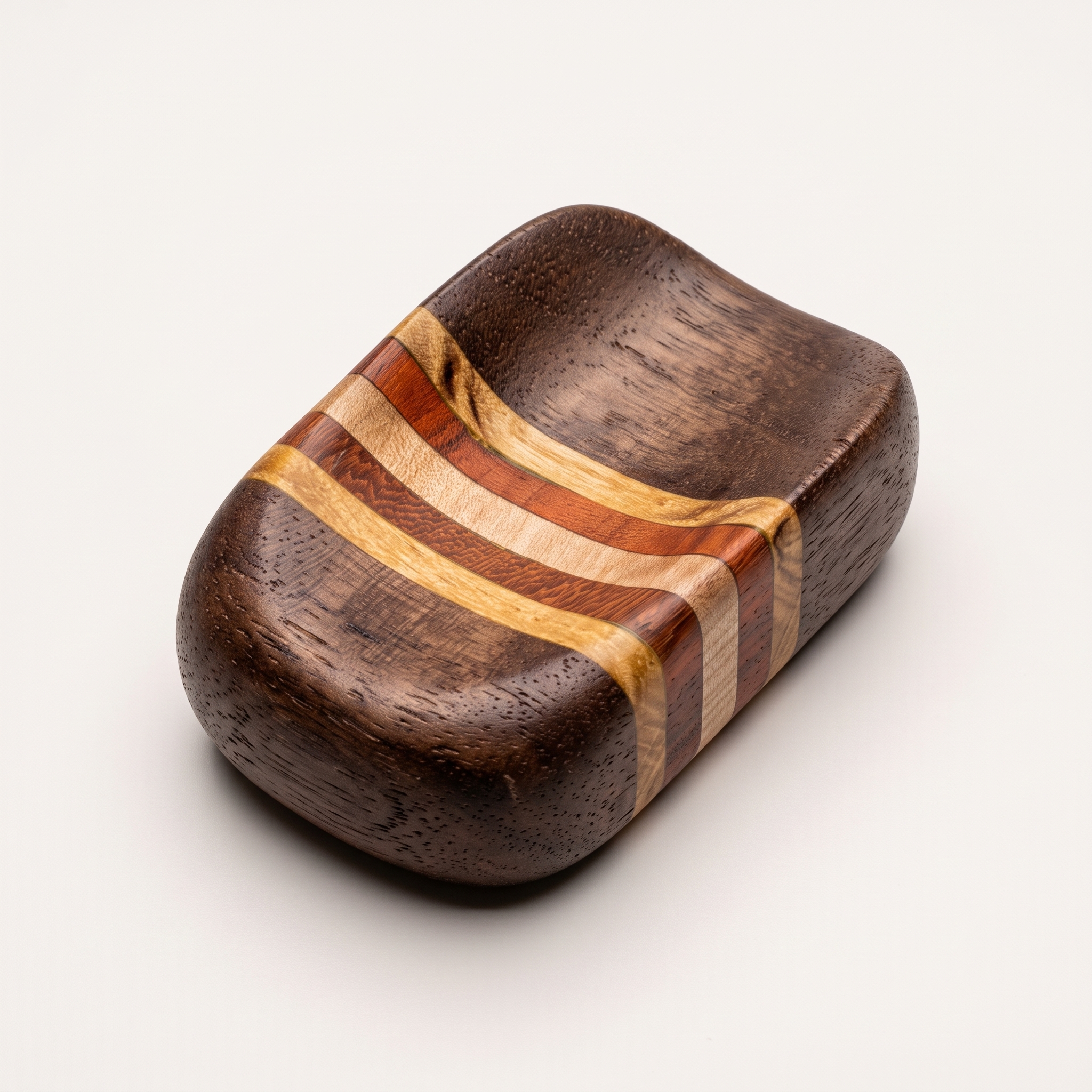 Seelenstein Holz mit Daumenkuhle