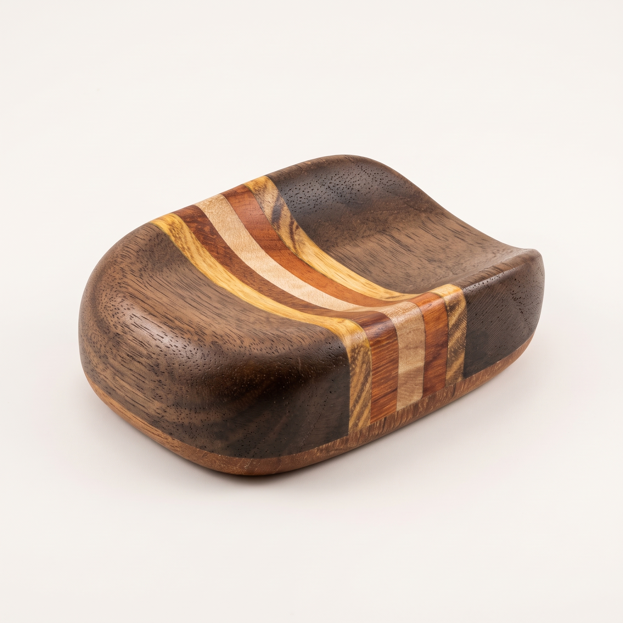 Seelenstein Holz mit Daumenkuhle – Bild 9