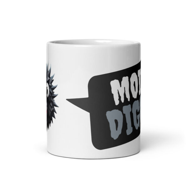 Moin / Weiße, glänzende Tasse – Bild 4