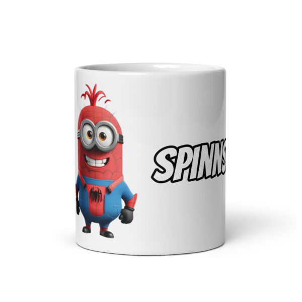 Spinnst / Weiße, glänzende Tasse – Bild 4
