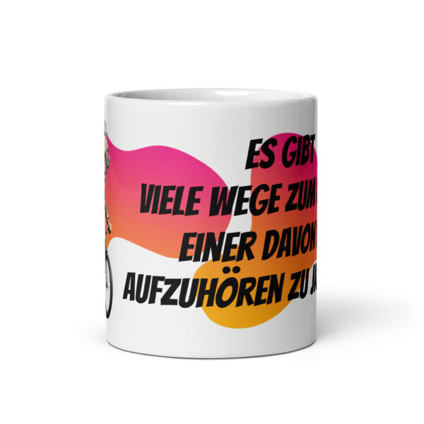 Einstein 1 / Weiße, glänzende Tasse – Bild 4