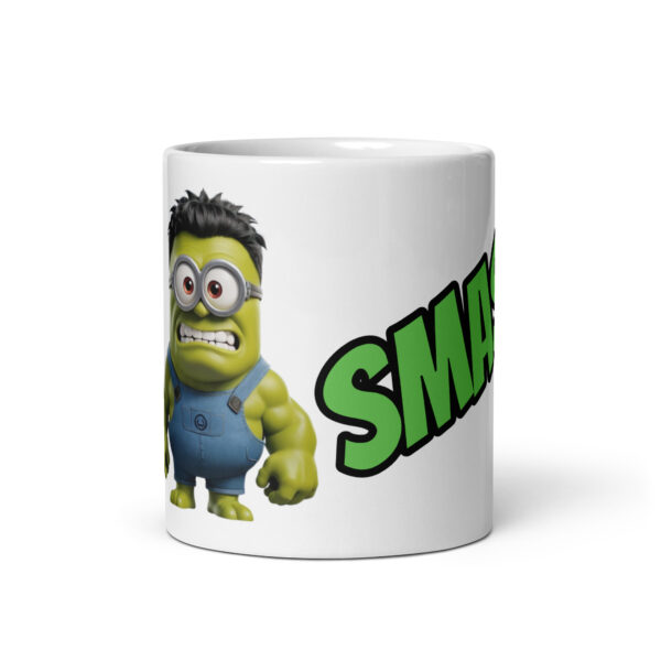 Smash / Weiße, glänzende Tasse – Bild 4