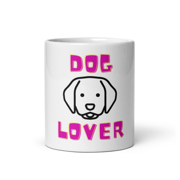 DogLove 6 / Weiße, glänzende Tasse – Bild 4