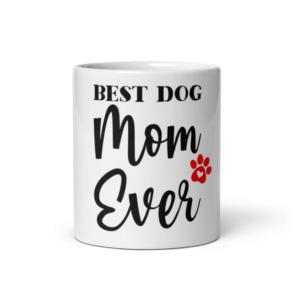 Dogmother 11 / Weiße, glänzende Tasse – Bild 4