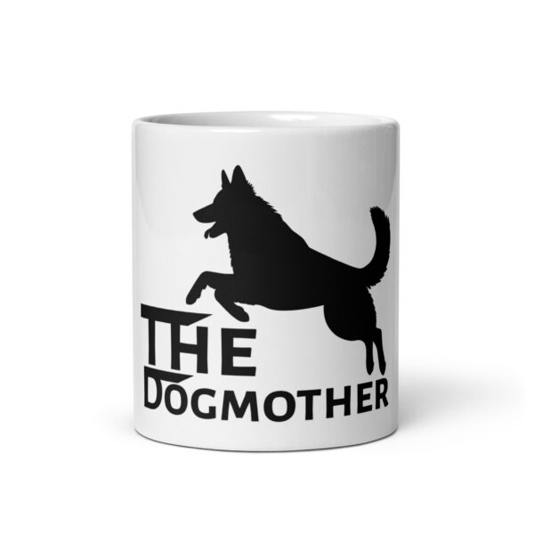 Dogmother 9 / Weiße, glänzende Tasse – Bild 4