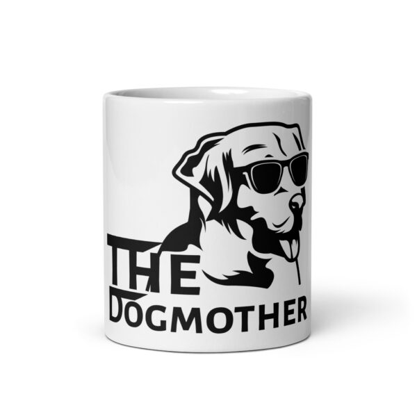 Dogmother 8 / Weiße, glänzende Tasse – Bild 4