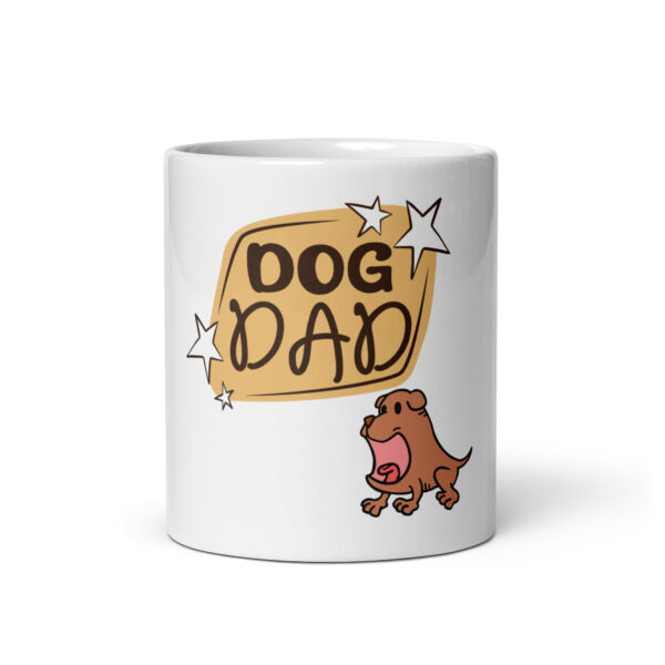 Dogfather 10 / Weiße, glänzende Tasse – Bild 4