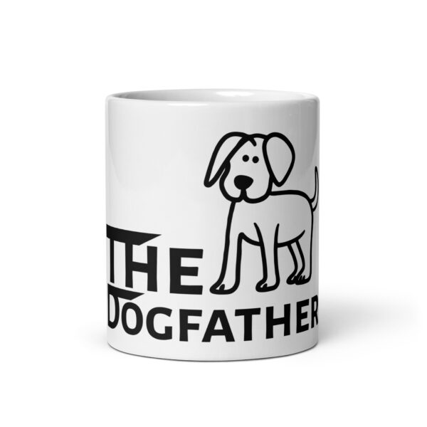 Dogfather 8 / Weiße, glänzende Tasse – Bild 4