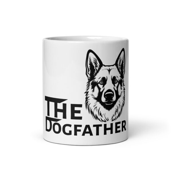 Dogfather 6 / Weiße, glänzende Tasse – Bild 4