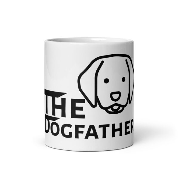 Dogfather 5 / Weiße, glänzende Tasse – Bild 4