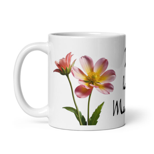 Ich hasse / Weiße, glänzende Tasse – Bild 3