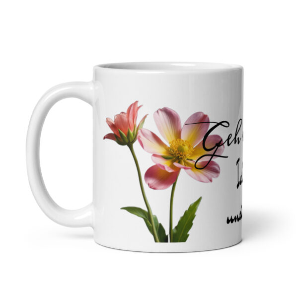 Unsichtbar! / Weiße, glänzende Tasse – Bild 3