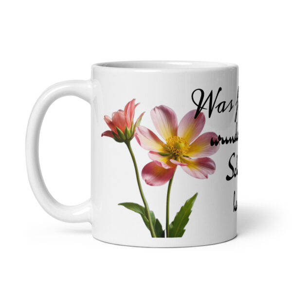 Scheißtag heute / Weiße, glänzende Tasse – Bild 3