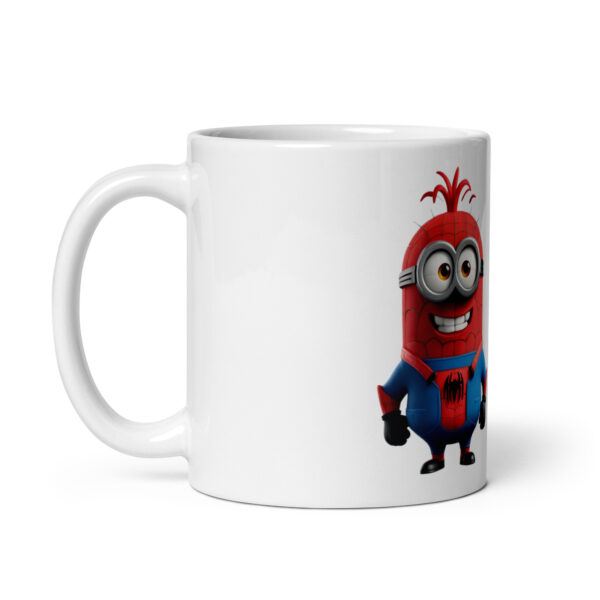 Spinnst / Weiße, glänzende Tasse – Bild 3