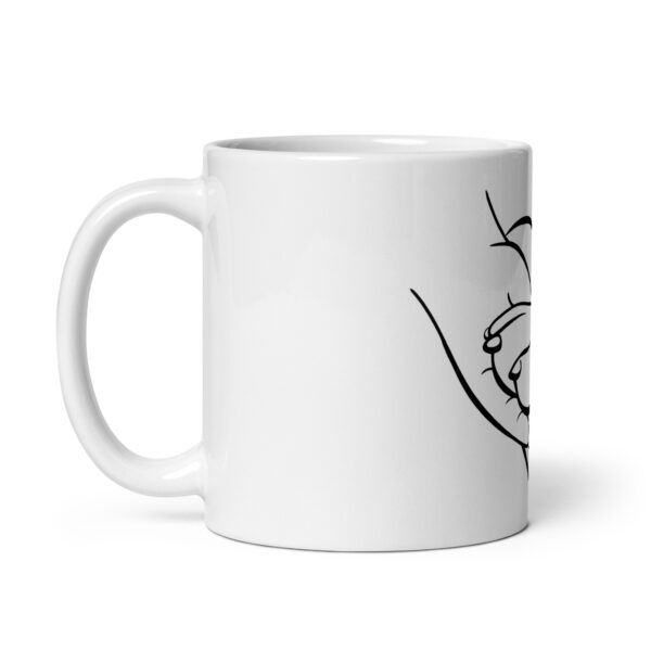 DogLove 4 / Weiße, glänzende Tasse – Bild 3