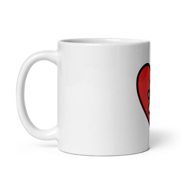 DogLove 1 / Weiße, glänzende Tasse – Bild 3