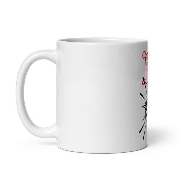 Dogfather 13 / Weiße, glänzende Tasse – Bild 3