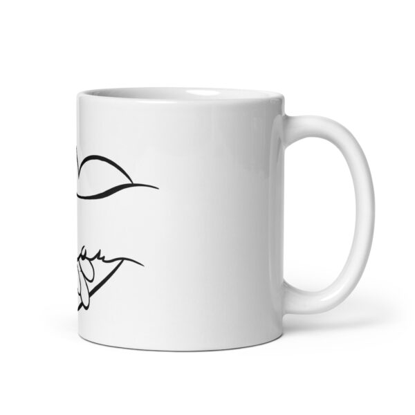DogLove 4 / Weiße, glänzende Tasse – Bild 2
