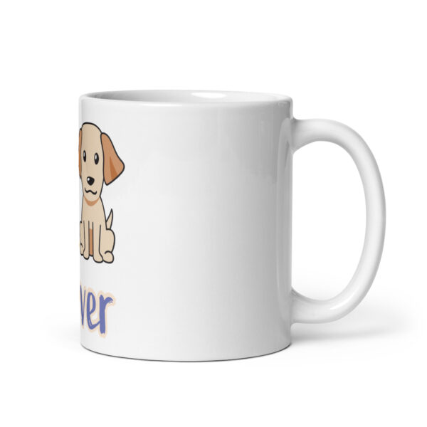 DogLove 3 / Weiße, glänzende Tasse – Bild 2