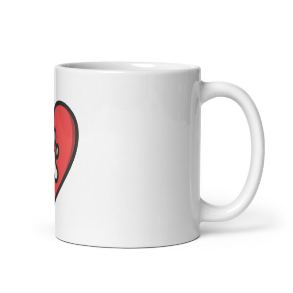 DogLove 1 / Weiße, glänzende Tasse – Bild 2