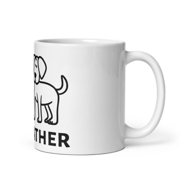 Dogfather 8 / Weiße, glänzende Tasse – Bild 2