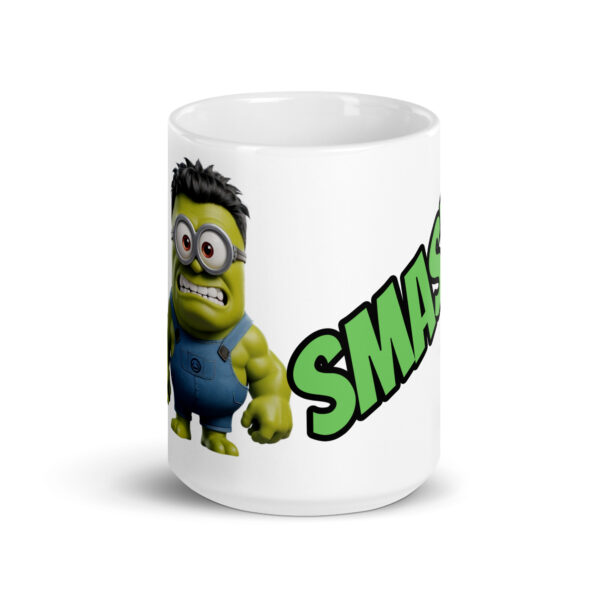 Smash / Weiße, glänzende Tasse – Bild 7