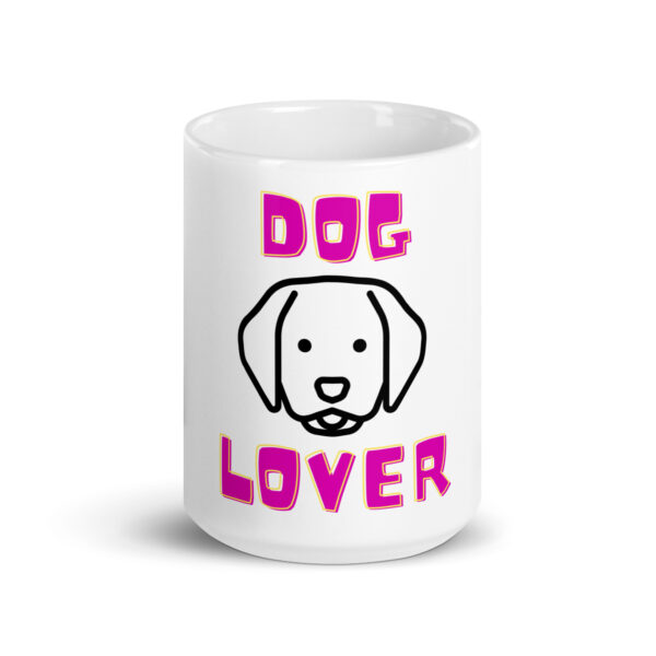 DogLove 6 / Weiße, glänzende Tasse – Bild 7