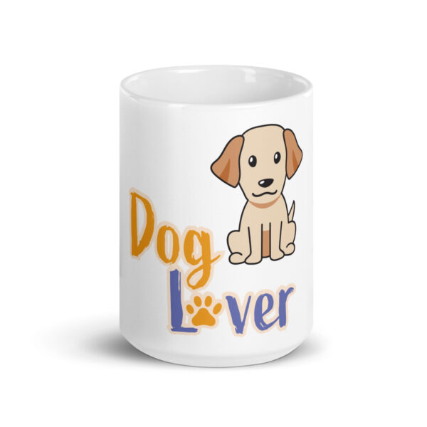 DogLove 3 / Weiße, glänzende Tasse – Bild 7