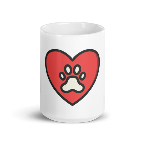 DogLove 1 / Weiße, glänzende Tasse – Bild 7