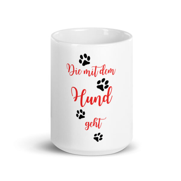 Dogmother 12 / Weiße, glänzende Tasse – Bild 7