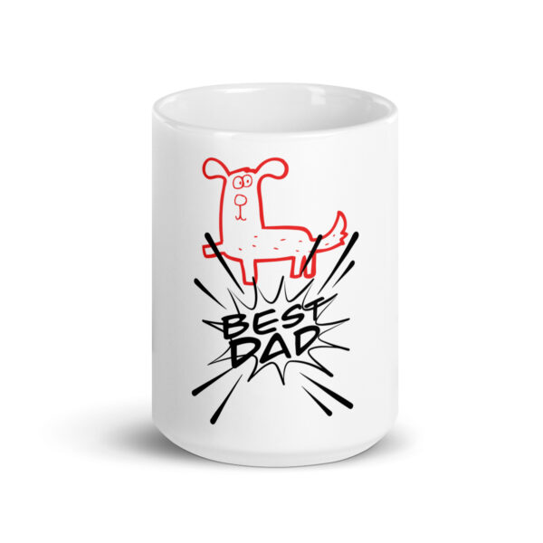 Dogfather 13 / Weiße, glänzende Tasse – Bild 7