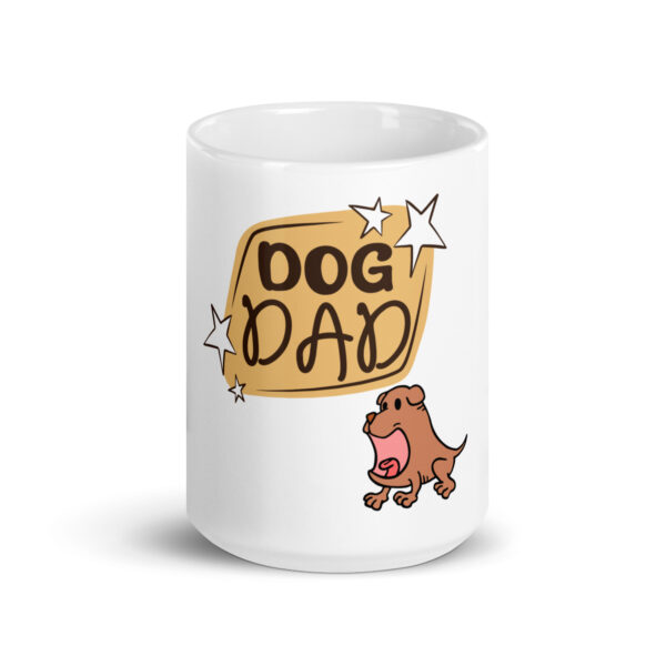 Dogfather 10 / Weiße, glänzende Tasse – Bild 7