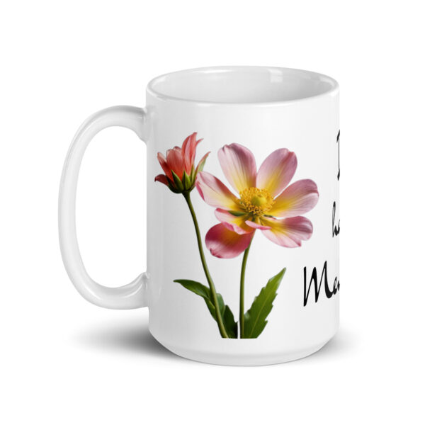Ich hasse / Weiße, glänzende Tasse – Bild 6