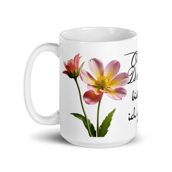 Hab ich gefragt! / Weiße, glänzende Tasse – Bild 6