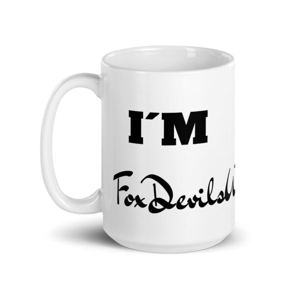 FoxDevilsWild / Weiße, glänzende Tasse – Bild 6