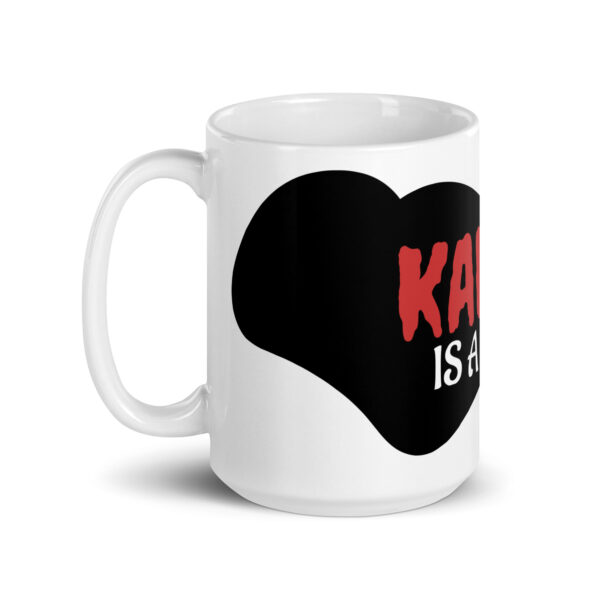 Karma / Weiße, glänzende Tasse – Bild 6