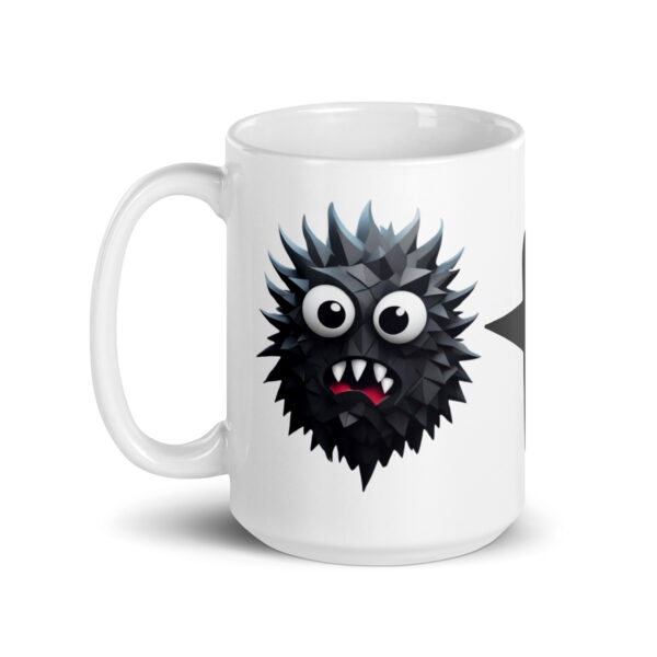 Moin / Weiße, glänzende Tasse – Bild 6