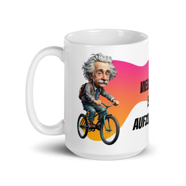 Einstein 1 / Weiße, glänzende Tasse – Bild 6