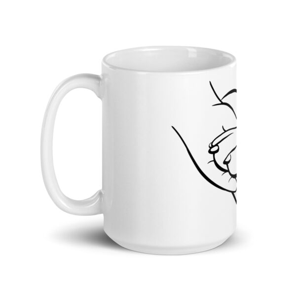 DogLove 4 / Weiße, glänzende Tasse – Bild 6