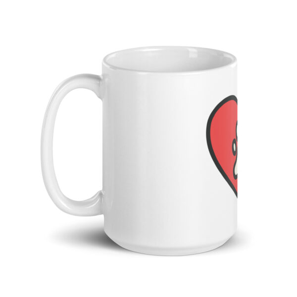 DogLove 1 / Weiße, glänzende Tasse – Bild 6