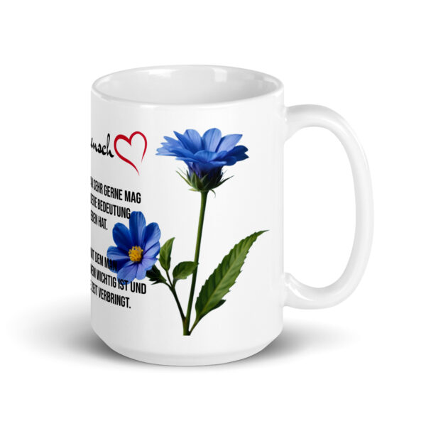 Lieblings-mensch / Weiße, glänzende Tasse – Bild 4