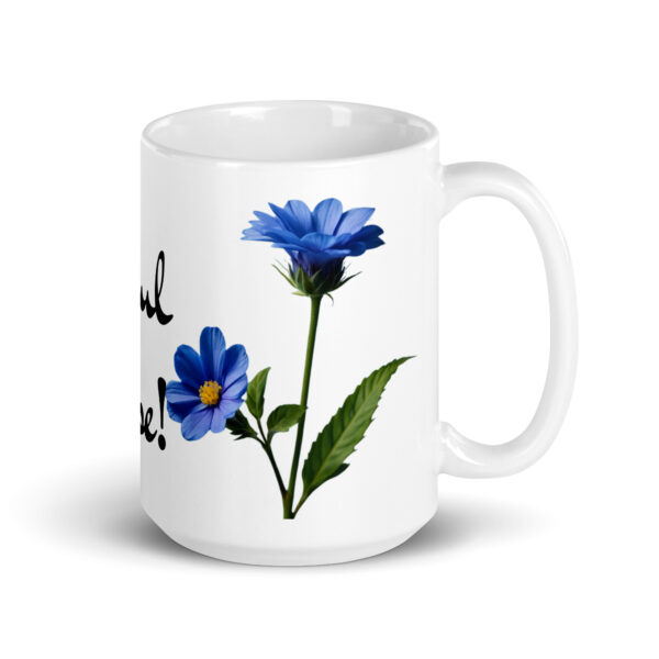 Heul leise! / Weiße, glänzende Tasse – Bild 5