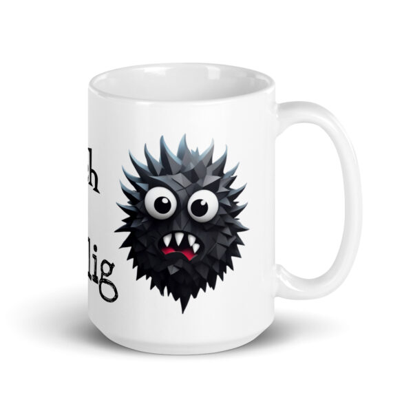Komisch / Weiße, glänzende Tasse – Bild 5