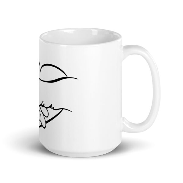 DogLove 4 / Weiße, glänzende Tasse – Bild 5