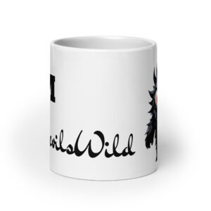 FoxDevilsWild / Weiße, glänzende Tasse