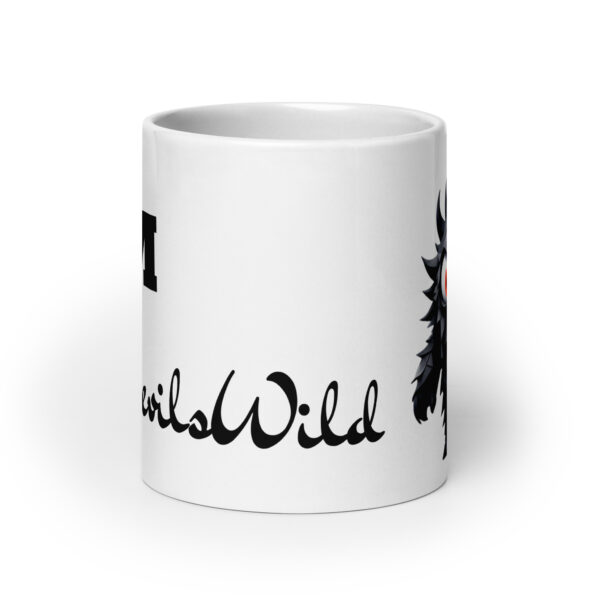 FoxDevilsWild / Weiße, glänzende Tasse