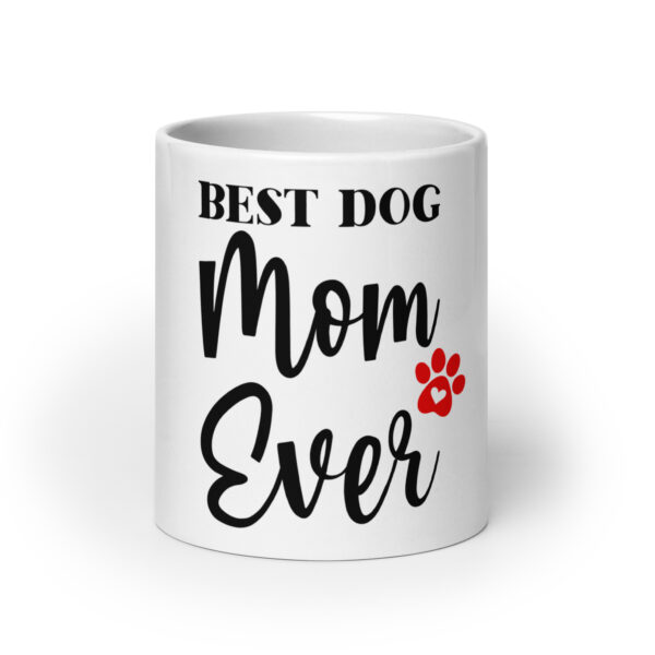 Dogmother 11 / Weiße, glänzende Tasse