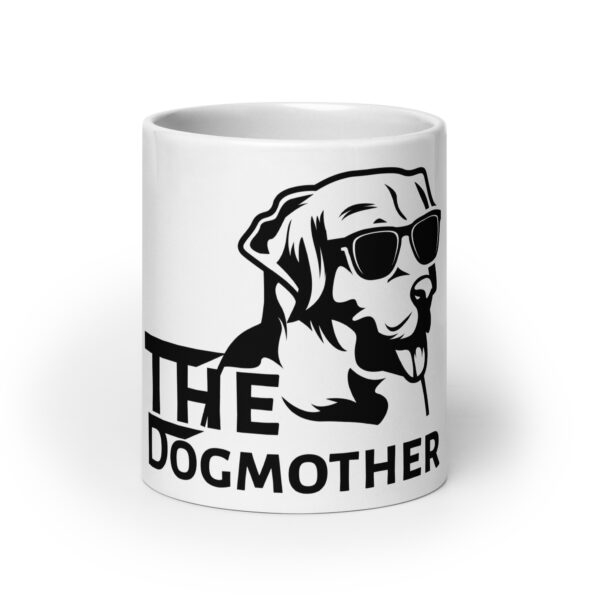 Dogmother 8 / Weiße, glänzende Tasse