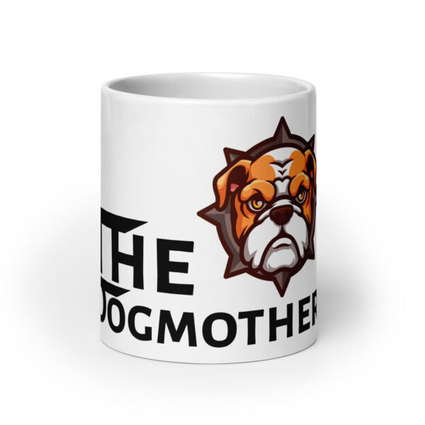 Dogmother 5 / Weiße, glänzende Tasse